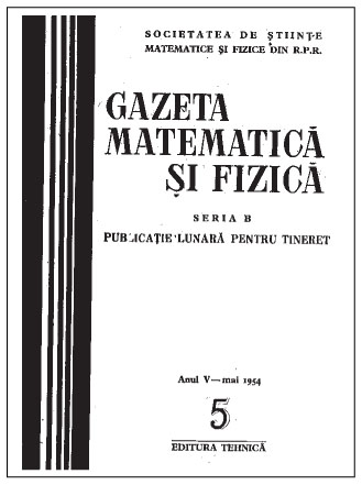 Gazeta Matematică – serie nouă